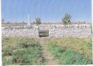 new entrance into warewebb cemetery