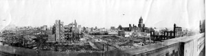 Panarama east from Turk and Van Ness