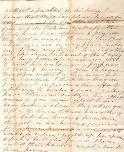 Original letter from Edmonia Ware to Elizabeth Ware Britton 1864 - pg.4