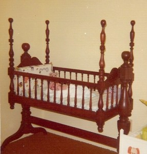 antique cradle