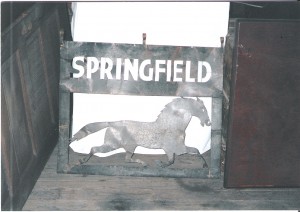 old sign from entrance to Springfield